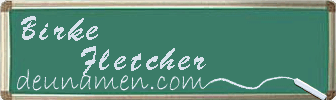 Birke Fletcher Visitenkarte